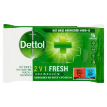 DETTOL ANTIBAKTERIÁLNÍ UBROUSKY NA POVRCHY 36 KS