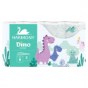 TOALETNÍ PAPÍR HARMONY DINO 3-VR. BÍLÝ 8 KS 