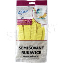 RUKAVICE ÚKLIDOVÉ Q-CLEAN SEMIŠOVANÉ VEL. L 